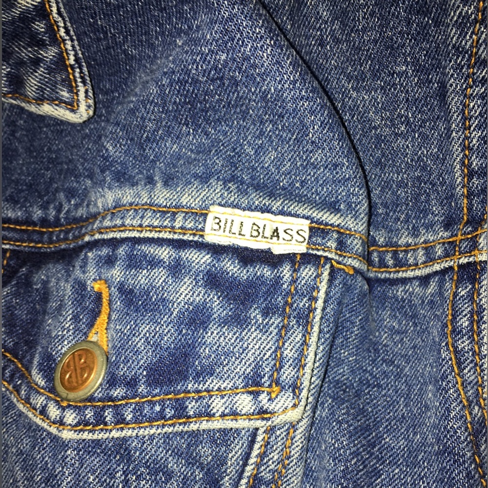 BILL BLASS | Vintage Blue Denim Jacket - Picture 3 of 15